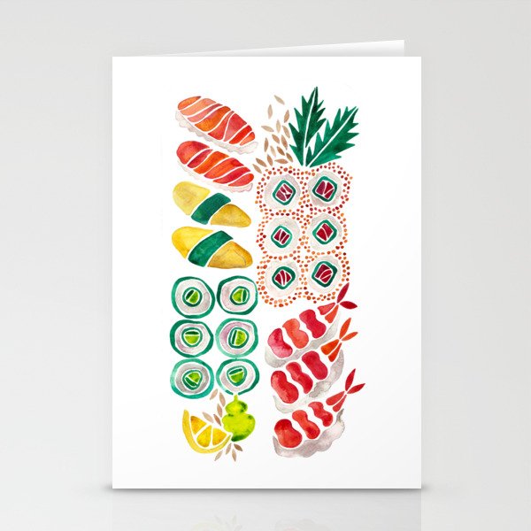 Sushi Collection Stationery Card Gallery Image 1