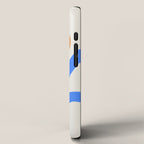 Jazz Blue Leaf: Matisse Series 02 | Mid-Century Edition iPhone Case Gallery Image 2