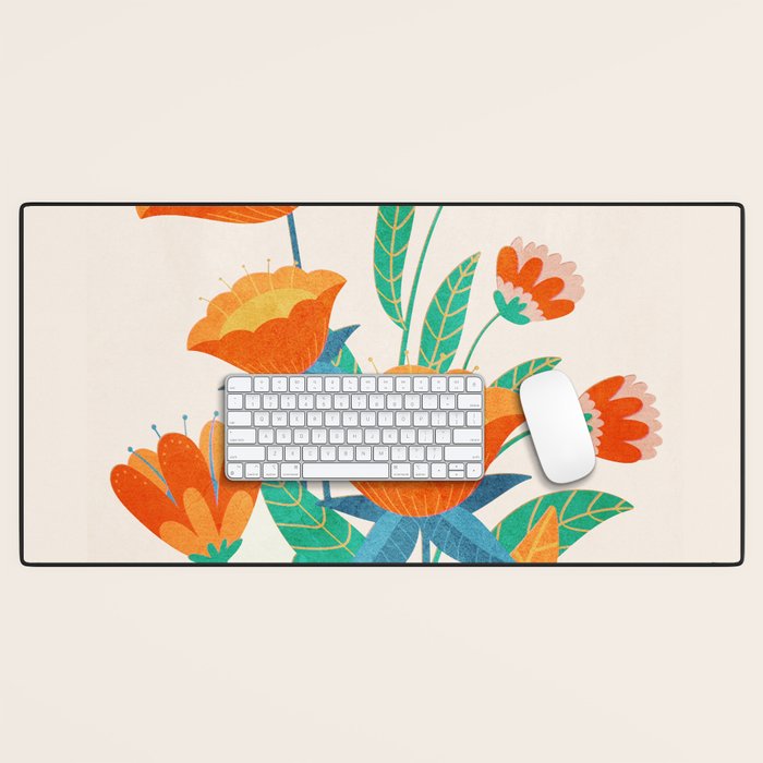 Summer Flowers I Desk Mat Gallery Image 1