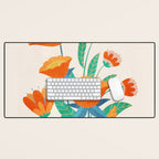 Summer Flowers I Desk Mat Gallery Image 1