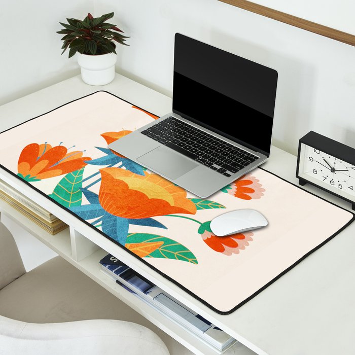 Summer Flowers I Desk Mat Gallery Image 2