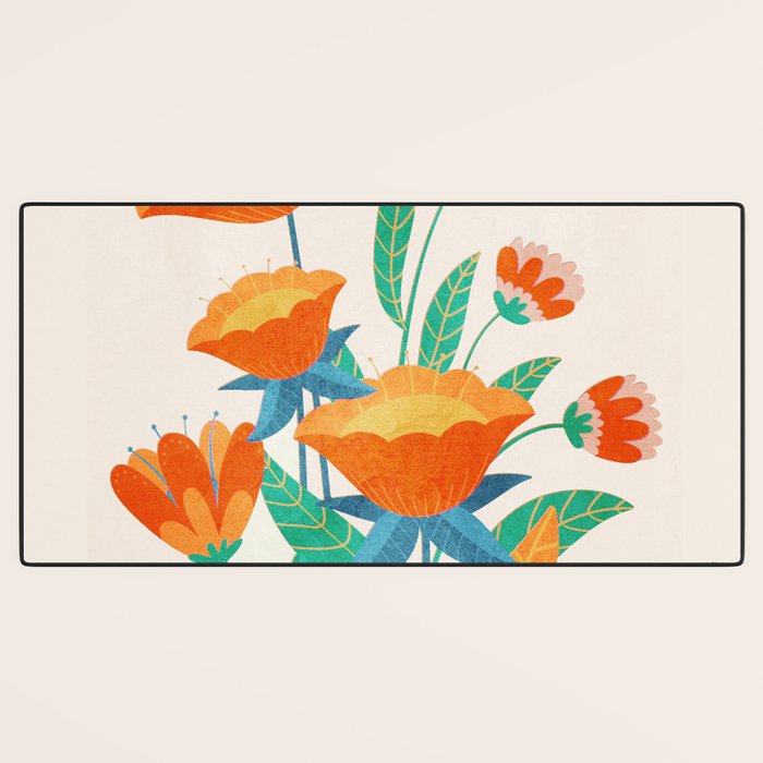 Summer Flowers I Desk Mat Gallery Image 3