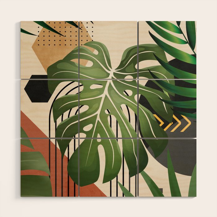 Nature Geometry XVI Wood Wall Art Gallery Image 1
