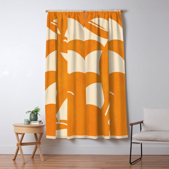Minimalist Rabbit 3 Window Curtain Gallery Image 5