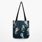 Pearla the Mermaid Riding on a Seahorse Tote Bag Gallery Image 2