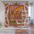 15. Devil Tarot Mushroom Wall Mural Gallery Image 1