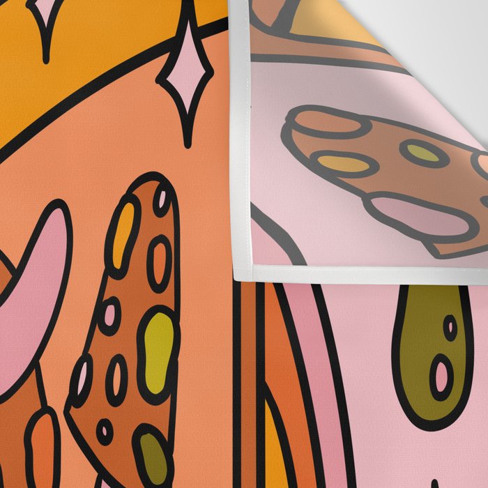 15. Devil Tarot Mushroom Wall Tapestry Gallery Image 3