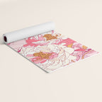Pink flowers of peonies Yoga Mat Gallery Image 2