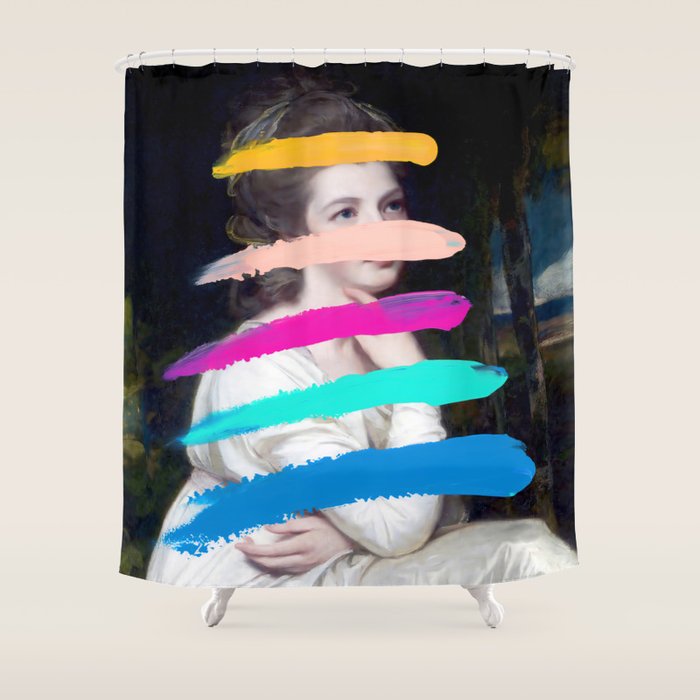 Composition 711 Shower Curtain Gallery Image 1
