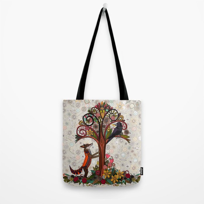 fox and crow Tote Bag Gallery Image 2