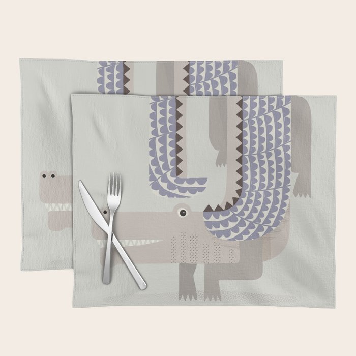 Whimsical Crocodile Placemat Gallery Image 1