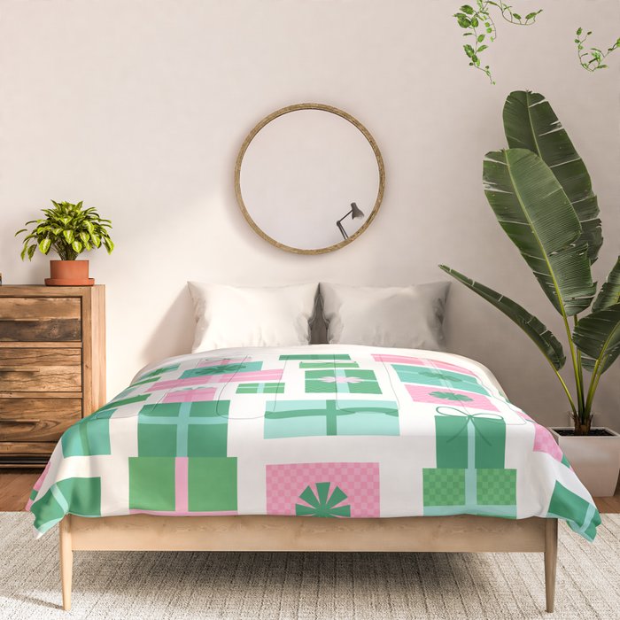 Oh What Fun - Pink and Green Comforter Gallery Image 3