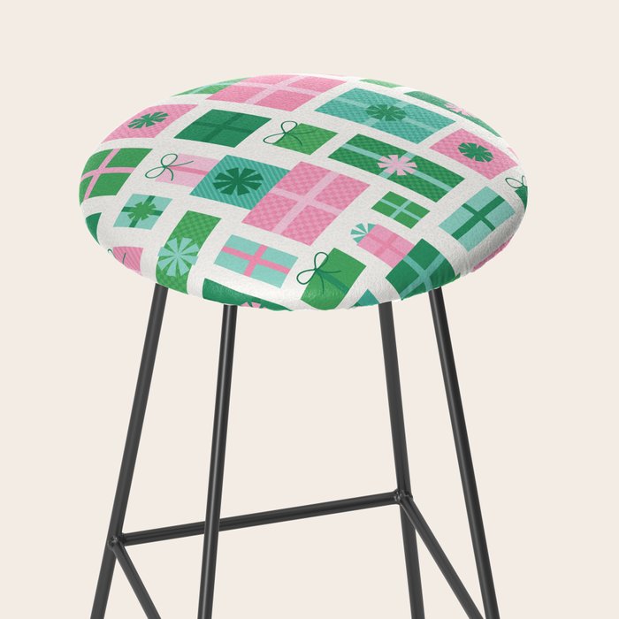 Oh What Fun - Pink and Green Stool Gallery Image 2