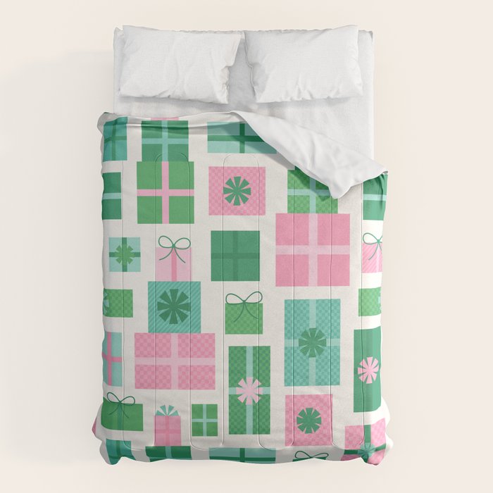 Oh What Fun - Pink and Green Comforter Gallery Image 6