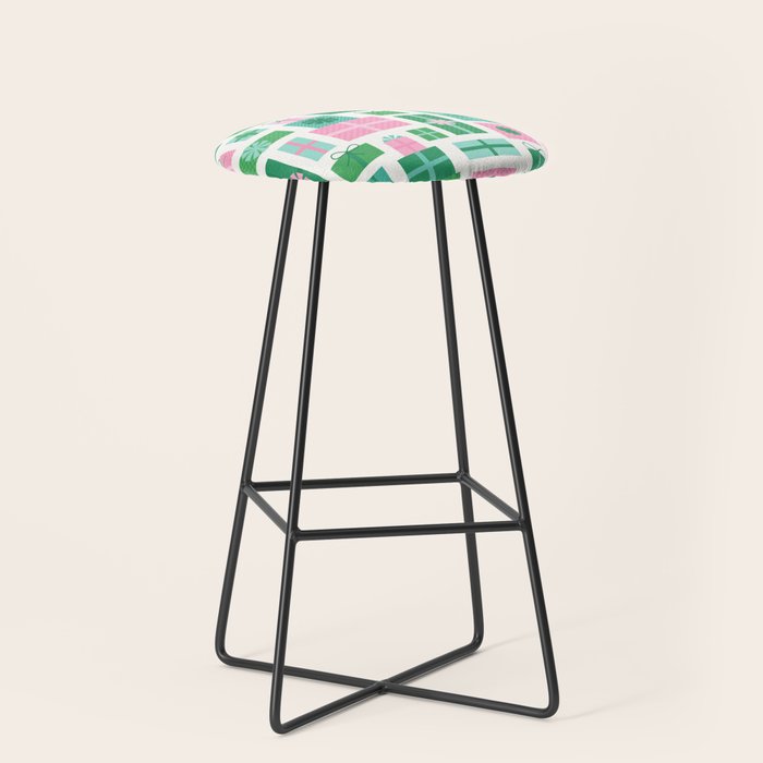 Oh What Fun - Pink and Green Stool Gallery Image 1