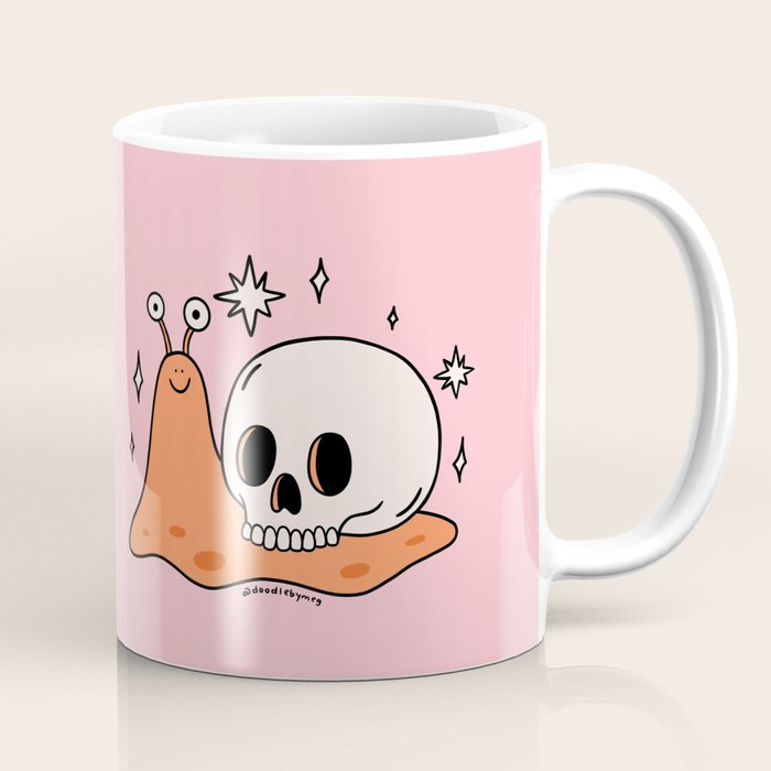 Skull Snail Coffee Mug Gallery Image 1