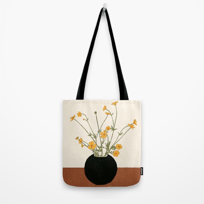 Blooming Wildflowers Yellow 2 Tote Bag Gallery Image 2