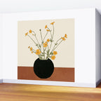 Blooming Wildflowers Yellow 2 Wall Mural Gallery Image 2