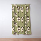 Whimsy Jacob Sheep Window Curtain Gallery Image 3