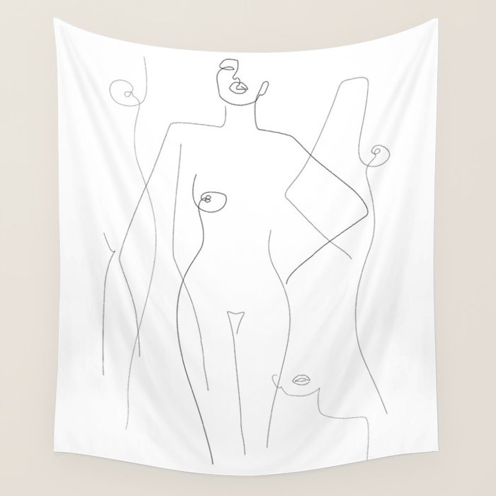 Nude and Naked Wall Tapestry Gallery Image 4
