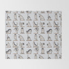 Wolf Yoga Throw Blanket Gallery Image 2