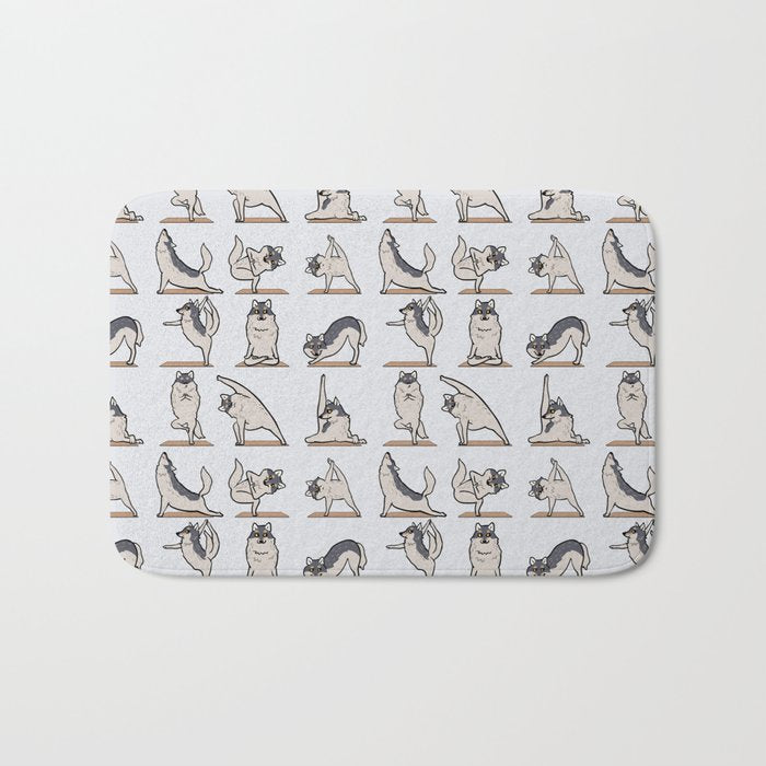 Wolf Yoga Bath Mat Gallery Image 1