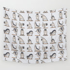 Wolf Yoga Wall Tapestry Gallery Image 4