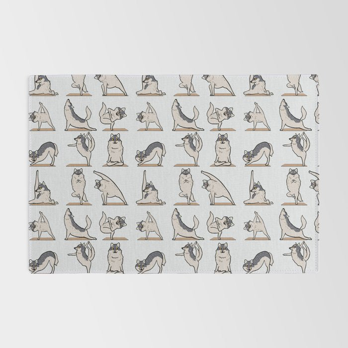 Wolf Yoga Rug Gallery Image 2
