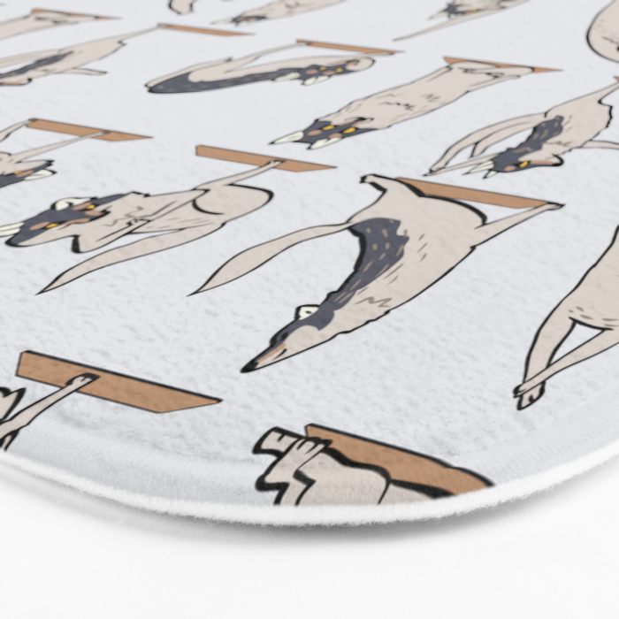 Wolf Yoga Bath Mat Gallery Image 3