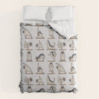 Wolf Yoga Duvet Cover Gallery Image 6