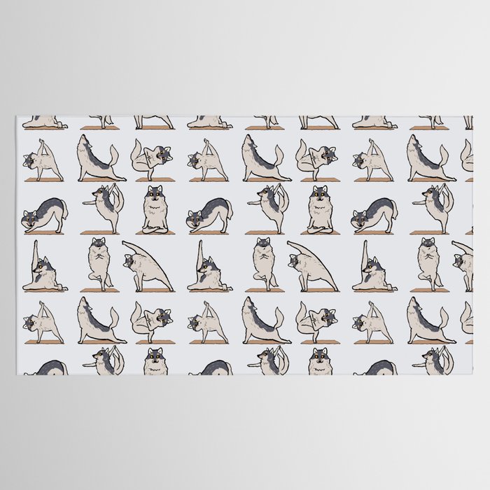 Wolf Yoga Tablecloth Gallery Image 2