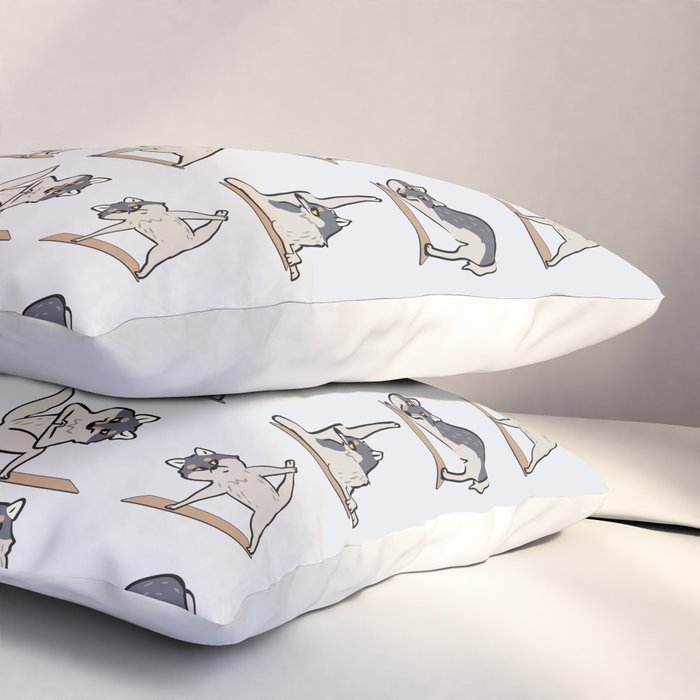 Wolf Yoga Pillow Sham Gallery Image 3