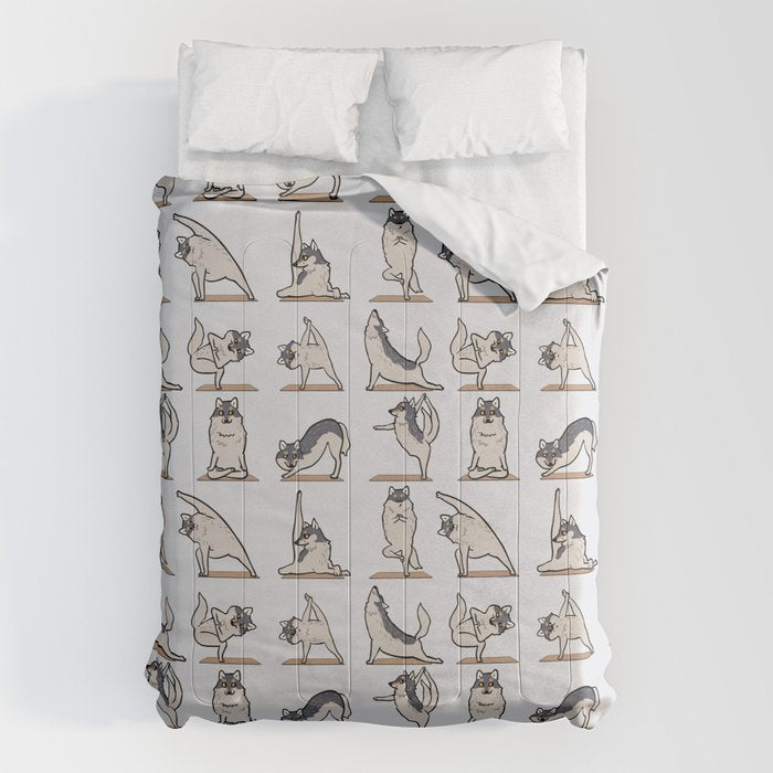 Wolf Yoga Comforter Gallery Image 1