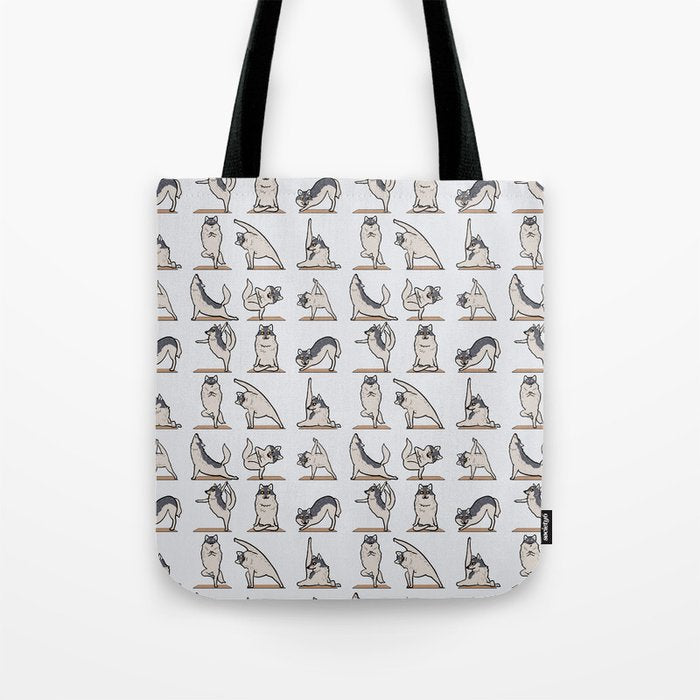Wolf Yoga Tote Bag Gallery Image 1