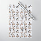 Wolf Yoga Wrapping Paper Gallery Image 1