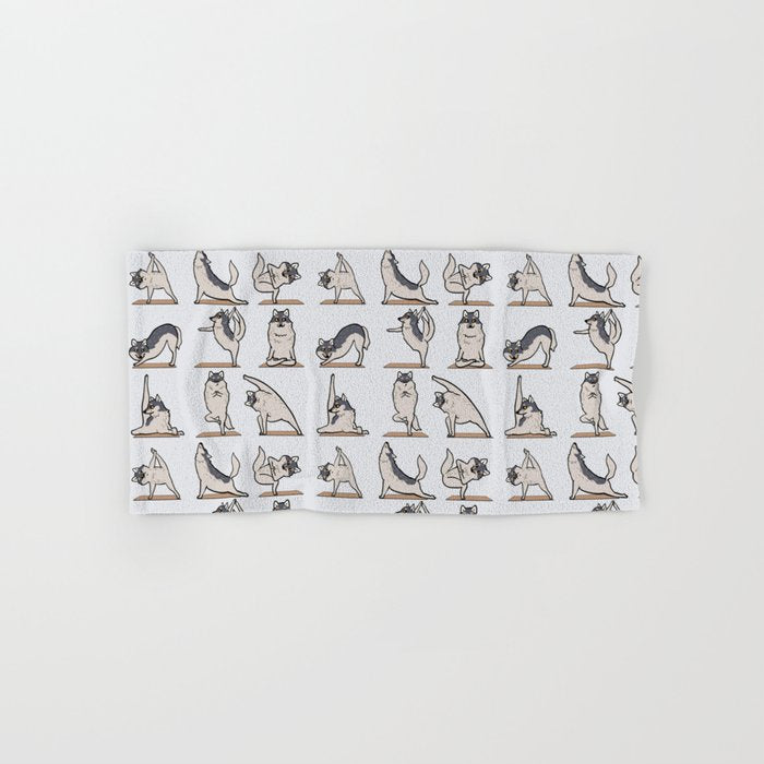 Wolf Yoga Bath Towel Gallery Image 1