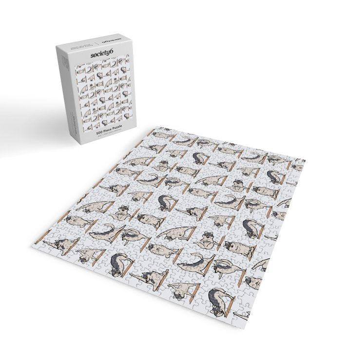 Wolf Yoga Jigsaw Puzzle Gallery Image 2