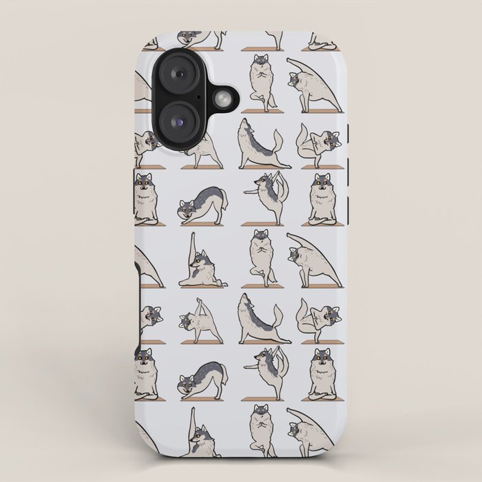 Wolf Yoga iPhone Case Gallery Image 1