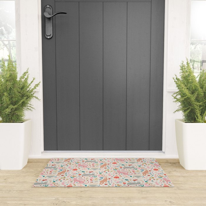 Boho Jungle Welcome Mat Gallery Image 3
