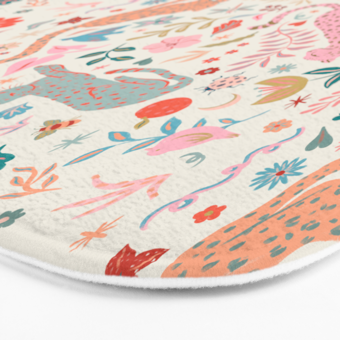 Boho Jungle Bath Mat Gallery Image 3