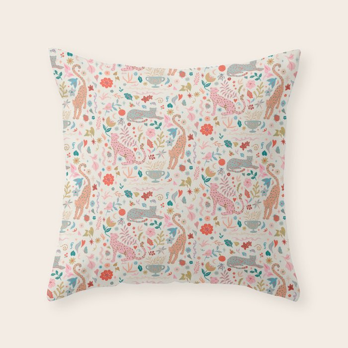 Boho Jungle Throw Pillow Gallery Image 6