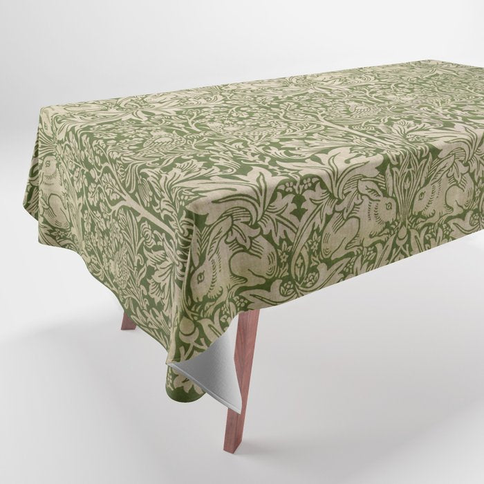 William Morris "Brer rabbit" 4. Tablecloth Gallery Image 1