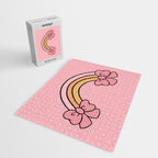Bow Rainbow in Pink Jigsaw Puzzle Gallery Image 2