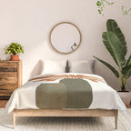 Two Green Vases & Orange Plant Comforter Gallery Image 3