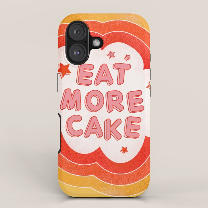 EAT MORE CAKE iPhone Case Gallery Image 1