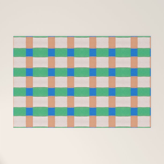 Paper Weaving Pattern #3 Welcome Mat Gallery Image 1