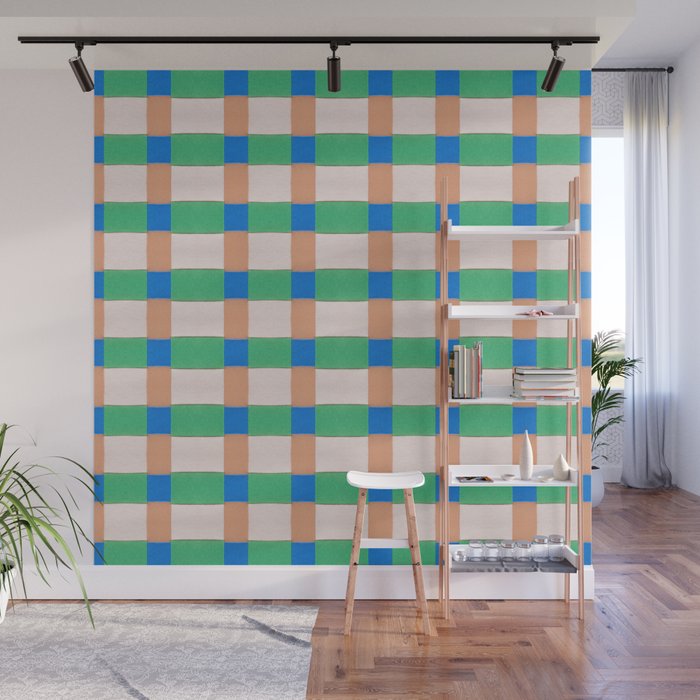 Paper Weaving Pattern #3 Wall Mural Gallery Image 1