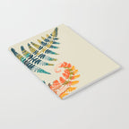 colorful fern leaves Notebook Gallery Image 2