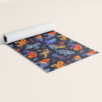 Poison dart frogs - dark Yoga Mat Gallery Image 2