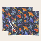 Poison dart frogs - dark Placemat Gallery Image 1